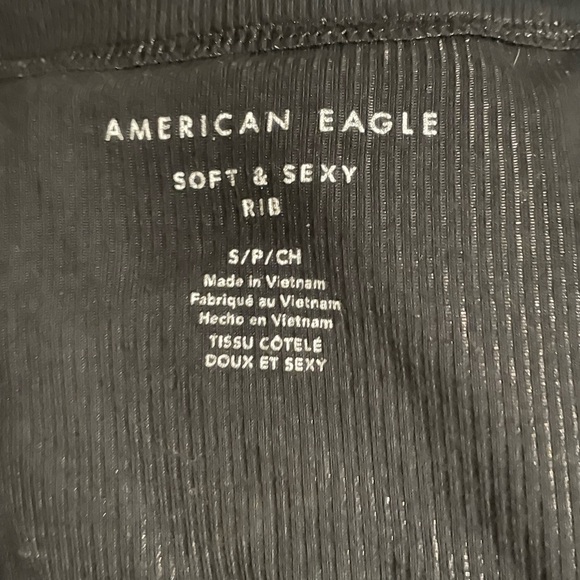 AE Ribbed Crop Tank - Picture 3 of 3